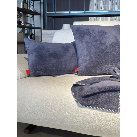 Tv Blanket Grey  150 x 200